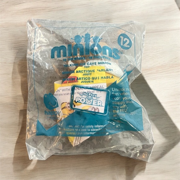 2/$20 NEW IN BAG McDonald's Happy Meal Minions Talking Ice Cave Minion 2015 - Picture 3 of 4